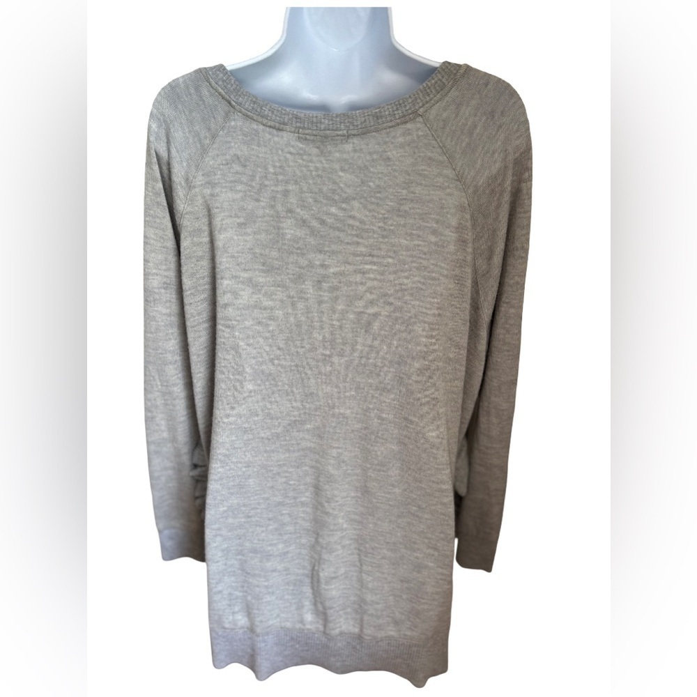 BKE RUFFLE SIDE PLUS SWEATER - Picture 4 of 5